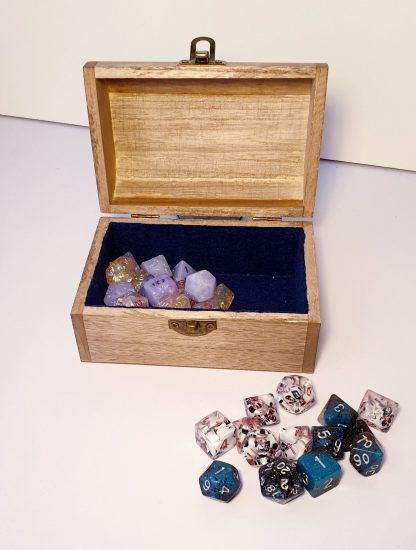 Dice box for dungeons and dragons polyhedral dice set