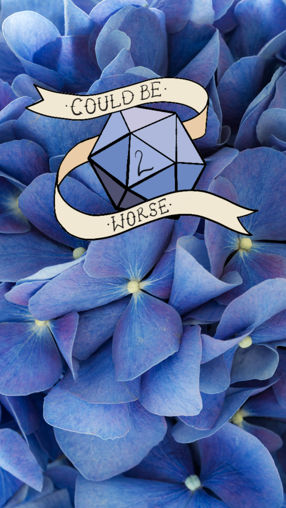 Free abstract d20 dice phone wallpaper hand drawn